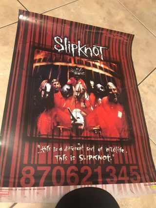 Slipknot 1999 Promo Poster/ Self Titled