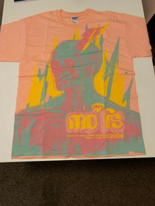 Flaming Lips - March Of 1000 Skeletons 2009 T - Shirt - Official Merch Oop