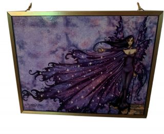 Cloak Of Stars Fairy Suncatcher Glassmasters Stained Glass Art 7 1/2 " W Usa