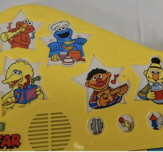 Vintage Sesame Street All Star Band Keyboard / Piano Musical Toy Great 3