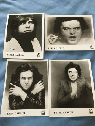 Peter Gabriel Set Of 4 8x10 Publicity Photos