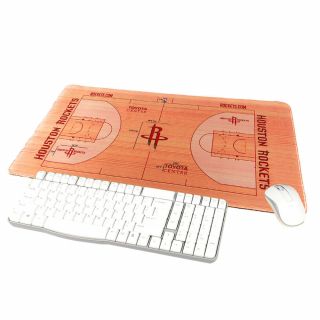 Nba Houston Rockets Xxl Large Extended Gaming Keyboard Mouse Pad Mat