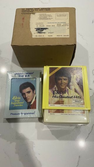 Elvis Presley Greatest Hits 1,  2,  3 Readers Digest 8 Track