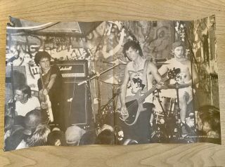 Green Day Poster Vintage Very Rare 1990s Gilman St.  Live Picture 20x12