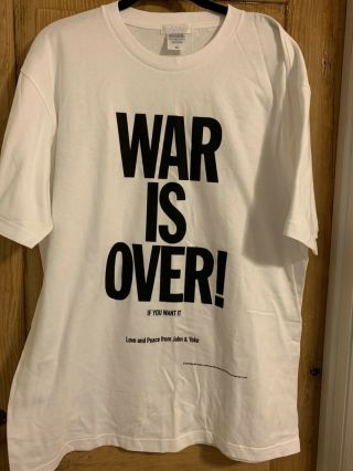 War Is Over If You Want It Tshirt By Yoko Ono 2018