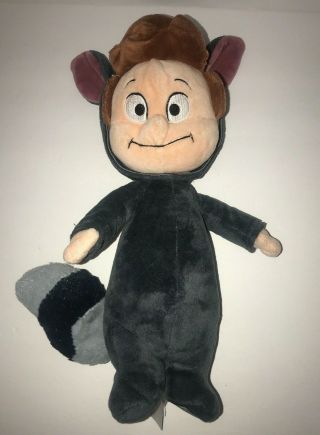 Disney Store Exclusive Peter Pan Lost Boys Raccoon Boy 13 " Stuffed Plush Toy