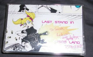 Apollo Smile Promotional Cassette Tape " Last Stand In Disco Land " Signed Rare