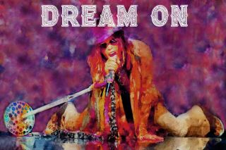 Aerosmith Poster Art Large 20x30 " Dream On " Poster Print Steven Tyler