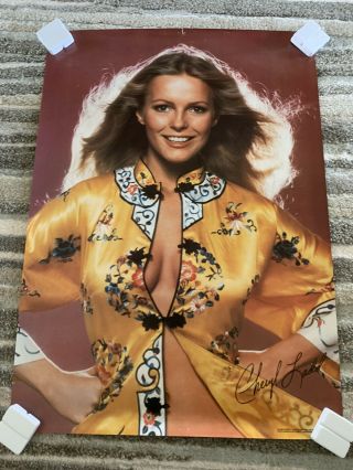 Cheryl Ladd S/t 1977 Us Vintage Personality Poster Charlie 