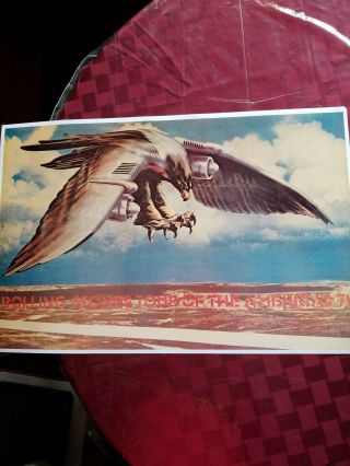 Rolling Stones Tour Of Americas 1975 Promo Poster