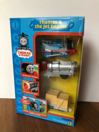 Thomas & Friends Tomy Motorized Thomas And The Jet Engine 2005 W/ Box