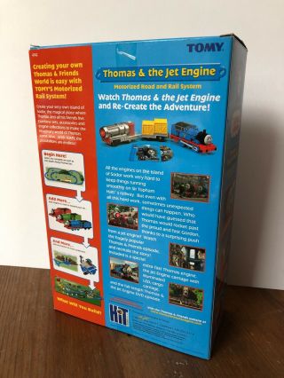 Thomas & Friends TOMY Motorized Thomas and the Jet Engine 2005 w/ Box 3