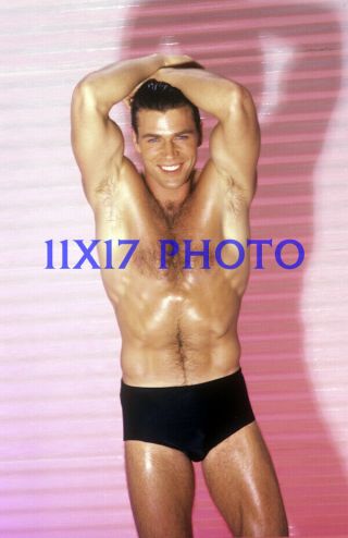 584,  Jon Erik Hexum,  Shirtless,  Barechested,  Voyagers,  11x17 Poster Size Photo