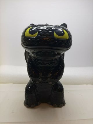 How To Train Your Dragon Toothless Ceramic Coin Bank 9”