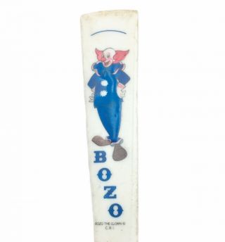 Bozo The Clown Children ' s BOZO Two Spoon & Fork Set Kids/Toddler TV Show Quikut 3