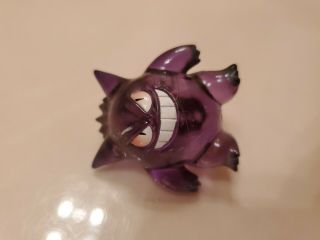 Gengar Pokémon Nintendo Tomy Cgtsj Purple Figure Translucent Clear Figurine Poke