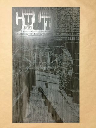 The Cult Concert Poster Ron Donovan Rare Edition Of 150 Warfield Sf 2010 13x22