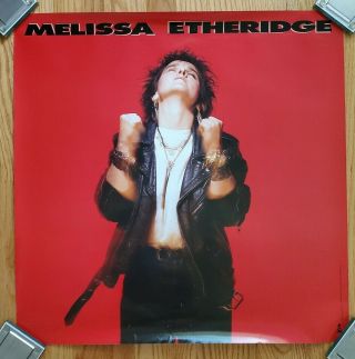 Melissa Etheridge Debut Album Promo Poster 24 " X24 " Never Hung Rare