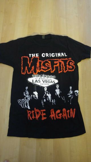 Misfits Ride Again Las Vegas Tour Shirt Live Only Danzig Doyle Horror