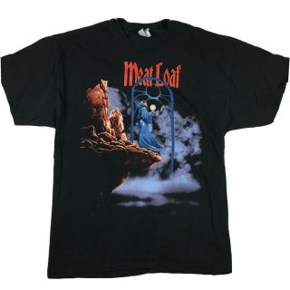 Vintage 1994 Meat Loaf Wonderland Rock Tour T - Shirt Black Single Stitch Sz Xl