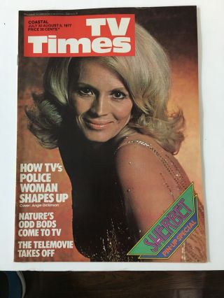 1977 Angie Dickinson Police Woman Tv Times Week Guide Regional Australia