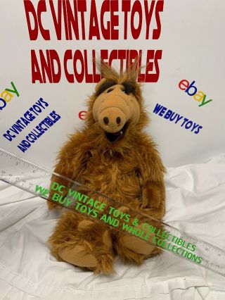 Vintage Alf 1986 Alien Productions 18 " Plush Doll Stuffed Animal Figure Coleco