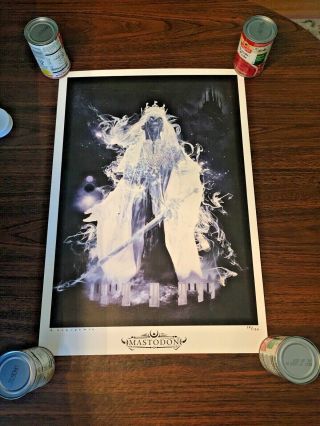 Mastodon Signed And Numbered Artists Print Poster