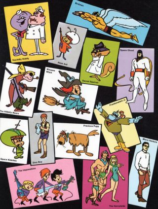 Hanna Barbera Style Guide Plate - The Favorites Birdman Space Ghost Kidettes