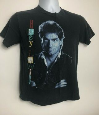 Vintage Huey Lewis And The News Rock Concert Tour T - Shirt 1986 Size M (p2)