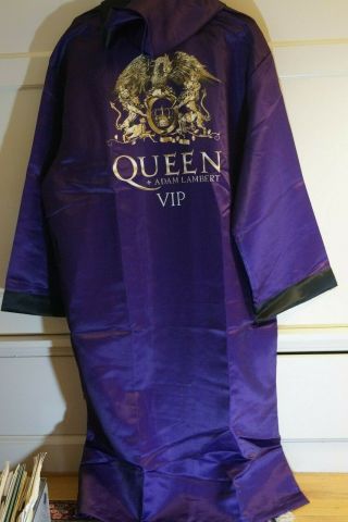 Queen,  Adam Lambert 2019 Rhapsody Tour Vip Package: Robe With Hood (no Belt)