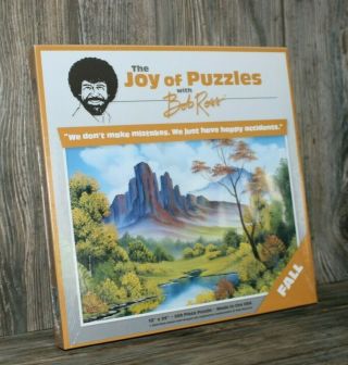 The Joy Of Puzzles With Bob Ross Fall 500 Piece Jigsaw Puzzle (s - 1014