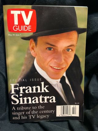 Frank Sinatra Tv Guide May 30,  1998 Ny Metro Edition