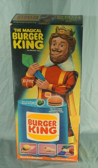 1980 The Magical Burger King 20 " Tall Action Figure / Doll