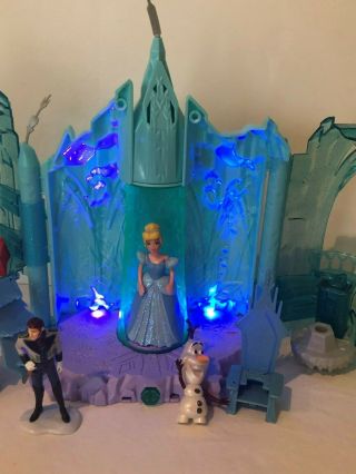 Disney Frozen Ice Castle Palace Playset Magical Lights Light Up House Furniture 3
