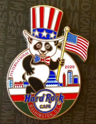 2020 Hard Rock Cafe Washington Dc Patriotic Pinternational Event Panda Le Pin