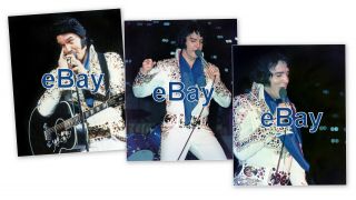 Rare 8x10 Photos Of Elvis Presley: Roanoke,  Va.  1974