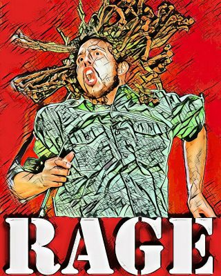 Rage Against The Machine Poster Art Large 16x20 Poster Print Zack De La Rocha