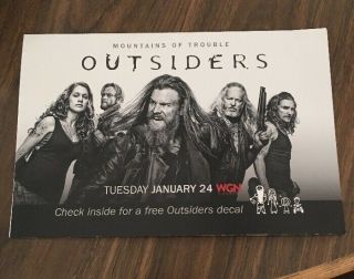 Outsiders Wgn Tv Show Family Car Decal - Mountains Of Trouble