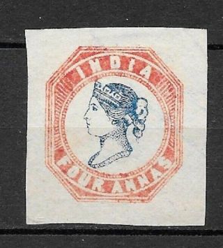 India 1854 Sg 19 Wmk 2 Cat £18,  000 Not Attested