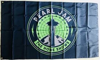 Pearl Jam Seattle Home Shows 2018 Flag 36 " X 60 " -