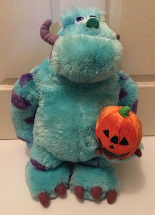 Large 20 " Disney Pixar Monster Inc Sully Plush Stuffed Toys Pumpkin Halloween