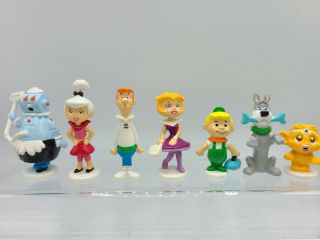 Full Set Of 7 The Jetsons Vintage 1990 Applause Pvc Figures - Rare