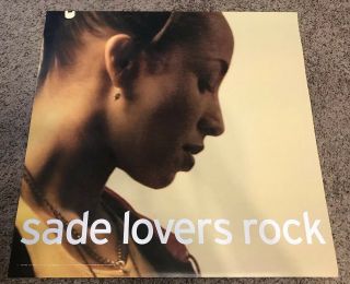 2000 Sade - Lovers Rock Promo Poster,  Rolled,  Double Sided,  24x24