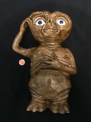 E.  T.  The Extra Terrestrial Vintage Ceramic Piggy Bank (coin Bank) Perfect Cond.