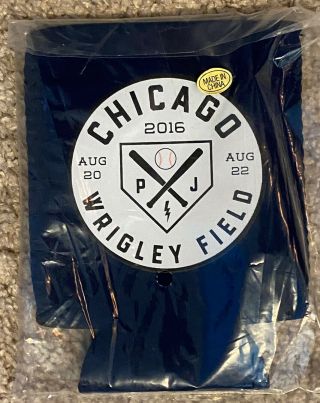 Pearl Jam Koozie 2016 Chicago Wrigley Field. ,  In Package.