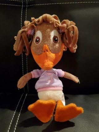 Disney Store Chicken Little Abby Mallard Duck 10 " Plush Stuffed Doll Toy Rare