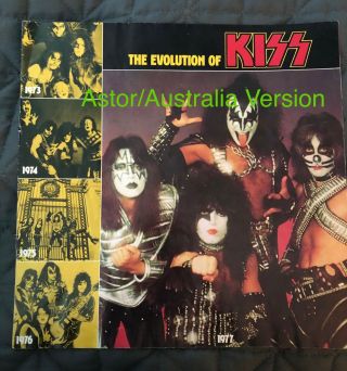 Kiss 1977 Alive Ii Insert Evolution Of Kiss Astor Australia Variant Book Only