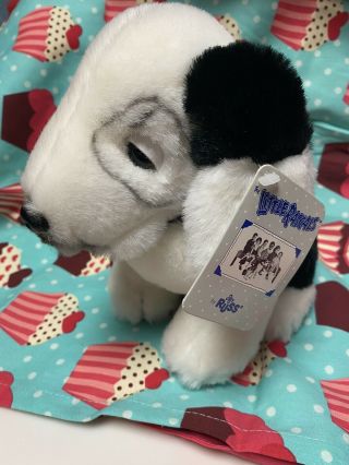9 " Pete The Pup Plush Dog Stuffed Toy With Tags From The Little Rascals 1986