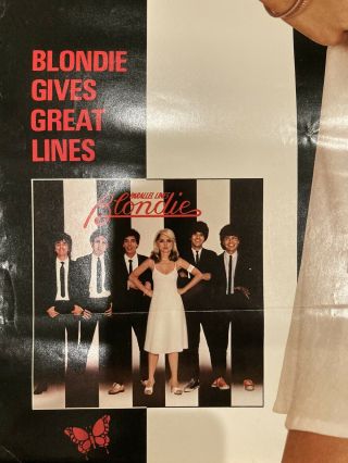 Blondie Parallel Lines Promo Poster Debbie Harry 1978 2