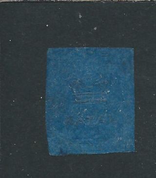 Natal 1857 - 61 1d Blue Fu Sg 1 Cat £1200